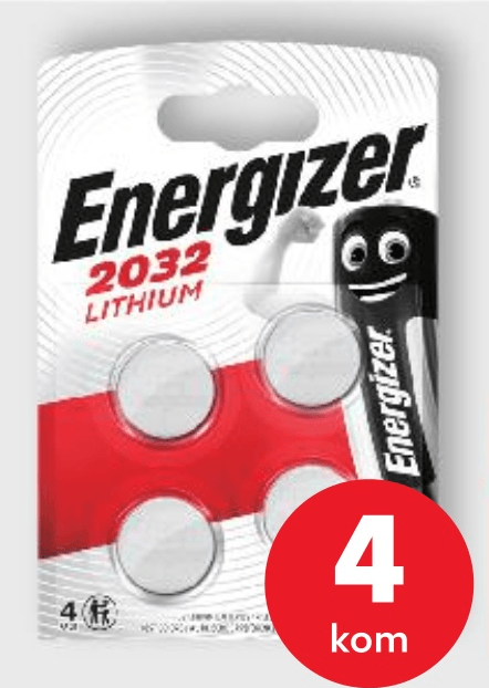 Energizer Baterije CR2025 ili CR2032 4 kom - Akcija u trgovini Kaufland