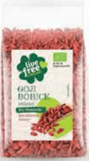 Live Free & Organic Goji bobice - Akcija u trgovini Plodine