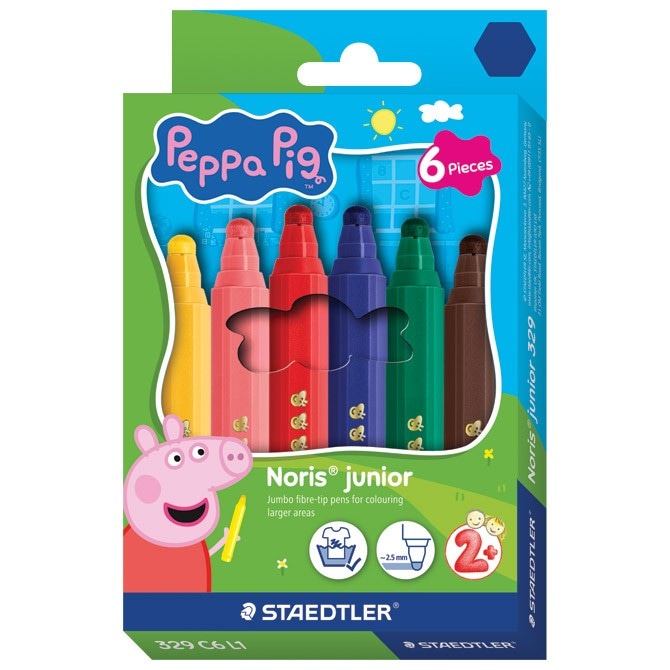 Flomasteri jumbo Peppa Pig 6 kom STAEDTLER Akcija u trgovini Kaufland