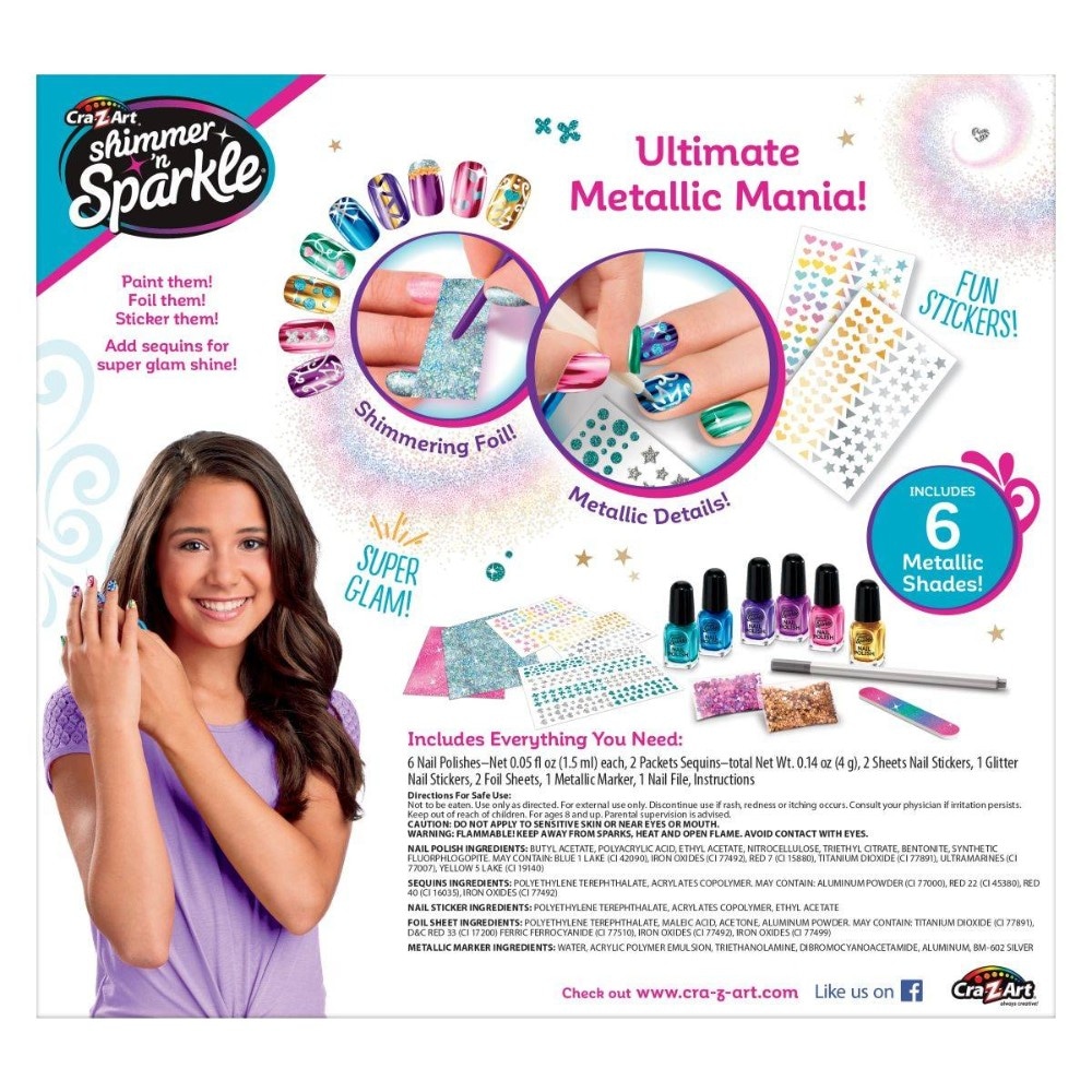 Set za uređivanje noktiju Rainbow Art 1 set Shimmer Sparkle Akcija u trgovini Interspar
