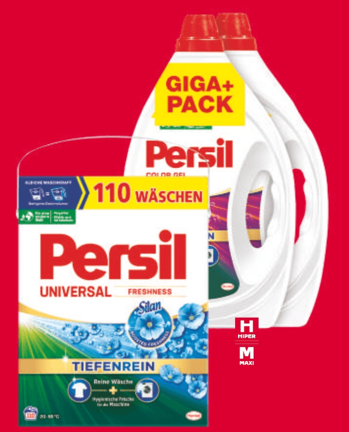 Persil Deterdžent za pranje rublja 6,05 kg ili 4,95 L - Akcija u trgovini Tommy