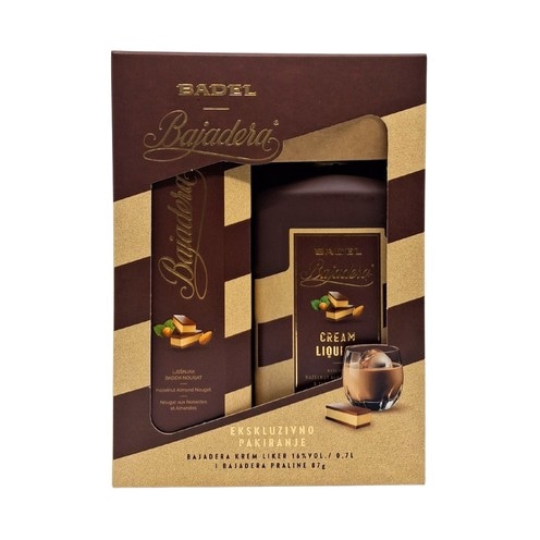 Poklon paket Bajadera čokoladni liker + Bajadera bombonjera 0,7 l + 87 g - Akcija u trgovini KTC