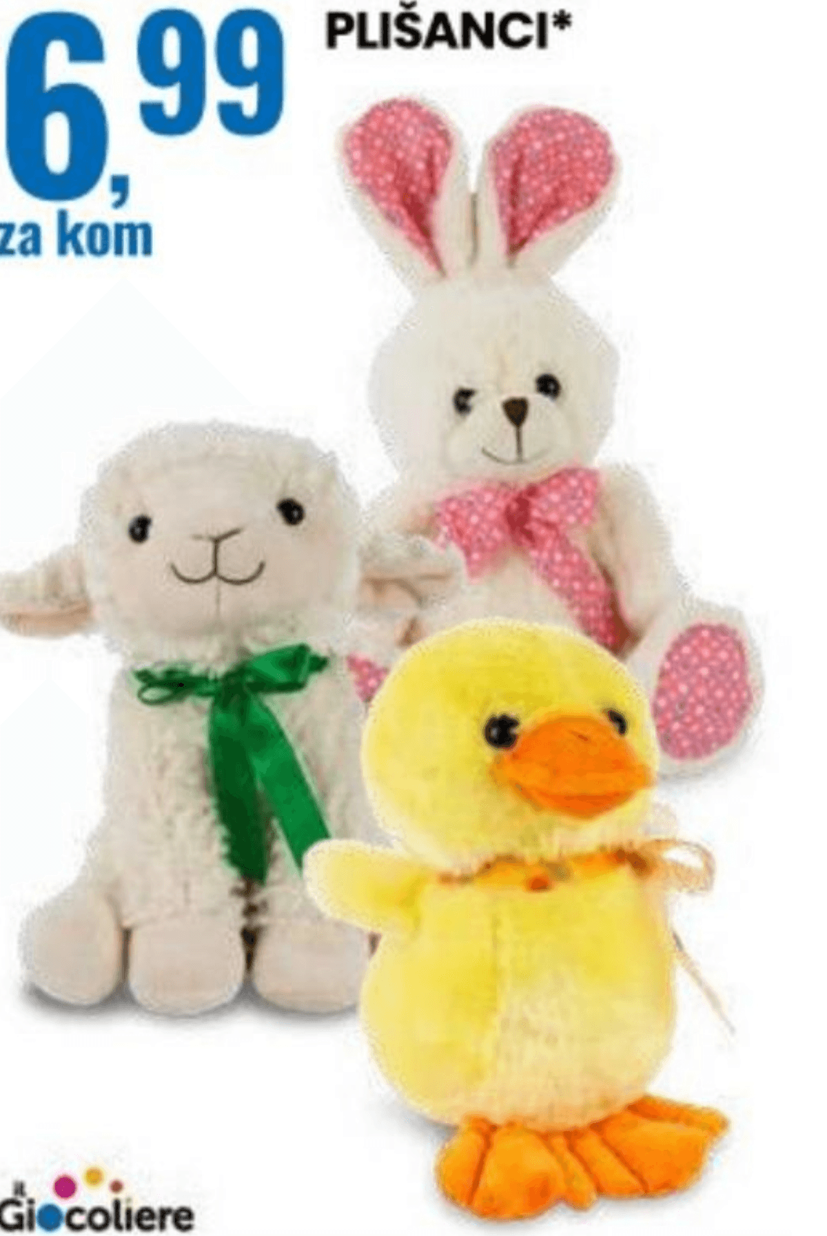Plišanci Giocoliere - Akcija u trgovini Eurospin