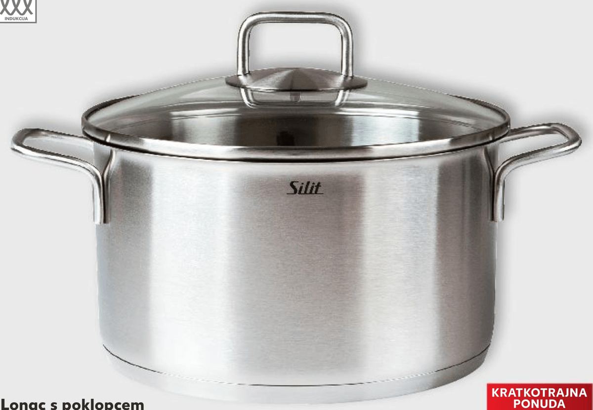 Lonac s poklopcem 5 l komad Silit - Akcija u trgovini Kaufland