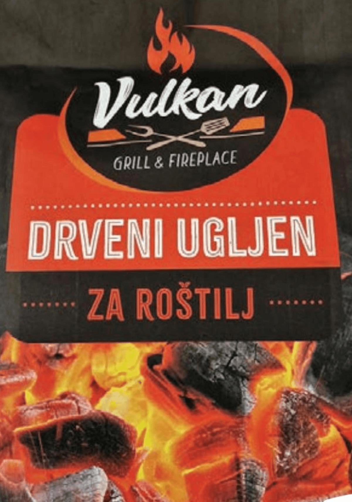 Vulkan Drveni ugljen za roštilj 2.5 kg - Akcija u trgovini Studenac