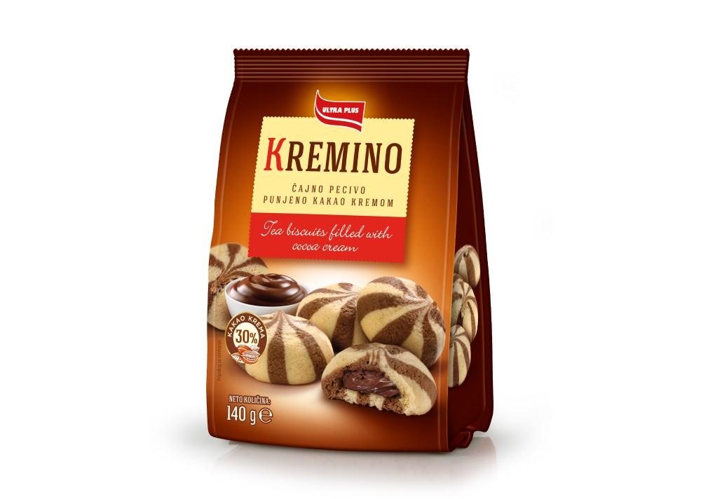 Ultra Plus Kremino Čajno pecivo 140 g - Akcija u trgovini Ribola