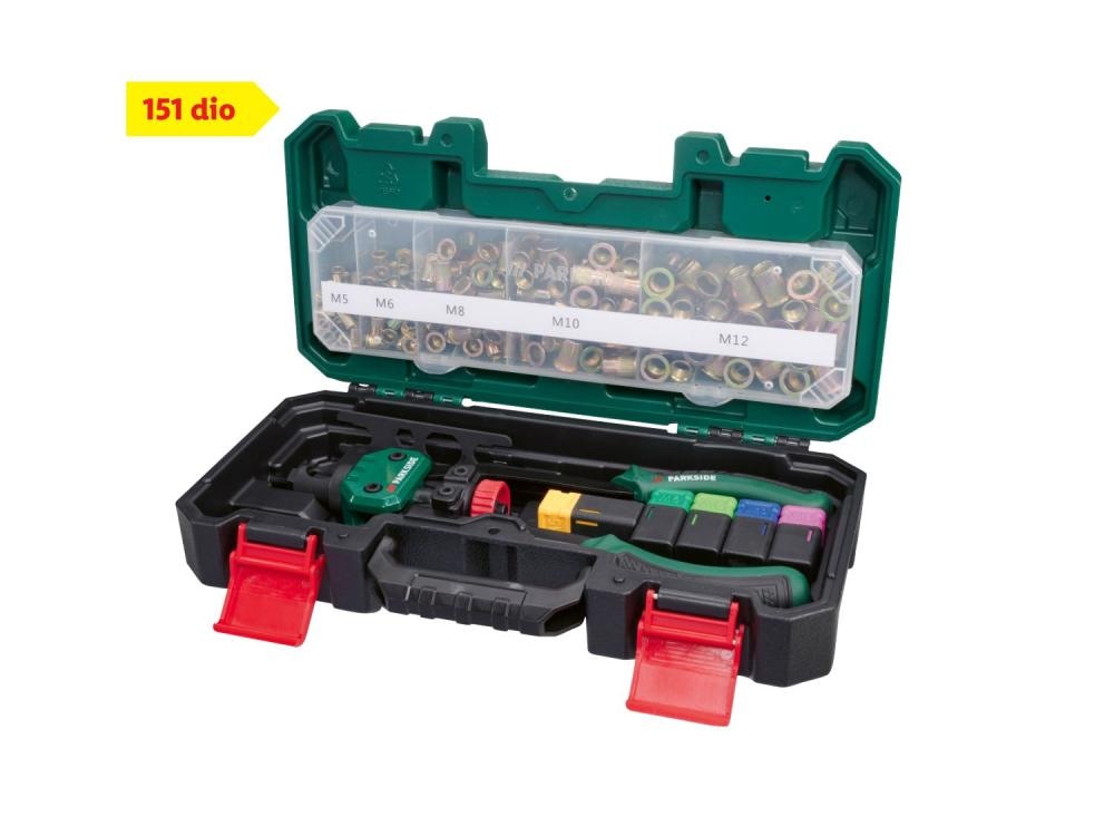 Parkside Kliješta za zakovne matice 151 dio - Akcija u trgovini Lidl