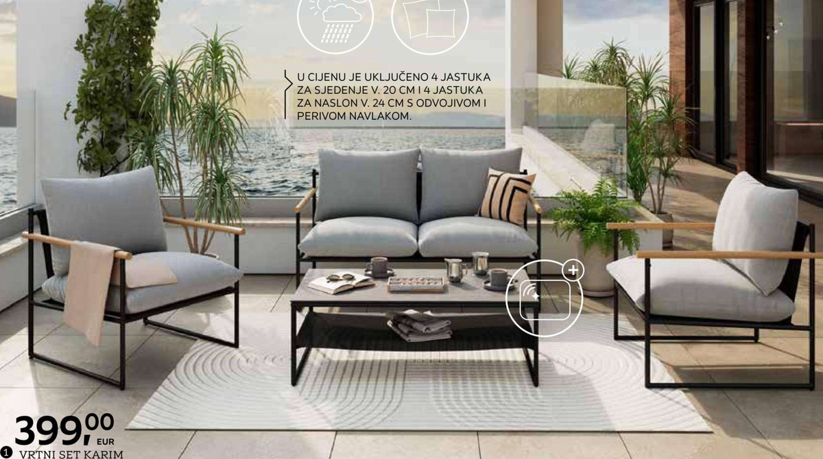 Vrtni set Karim Ambia Garden - Akcija u trgovini Lesnina