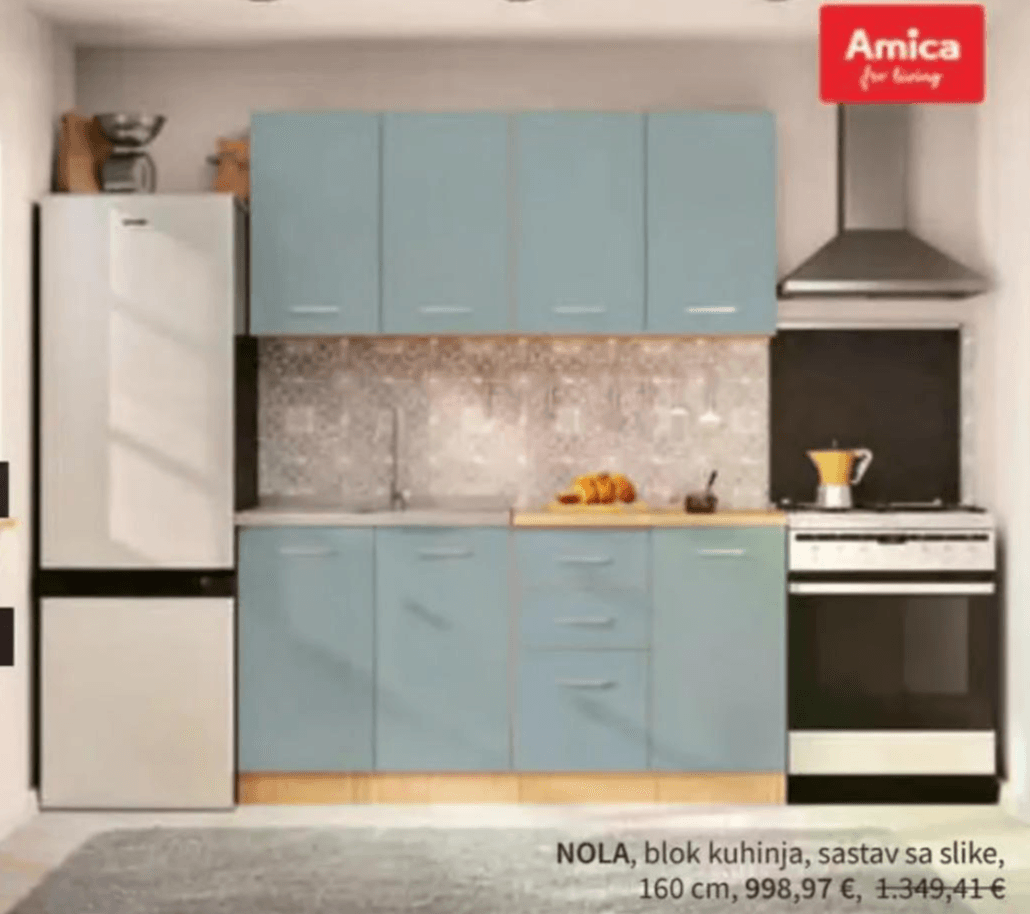 NOLA blok kuhinja - Akcija u trgovini Prima