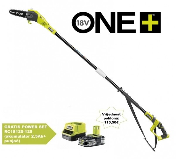 Aku teleskopska pila OPP1820 RYOBI - Akcija u trgovini Bauhaus