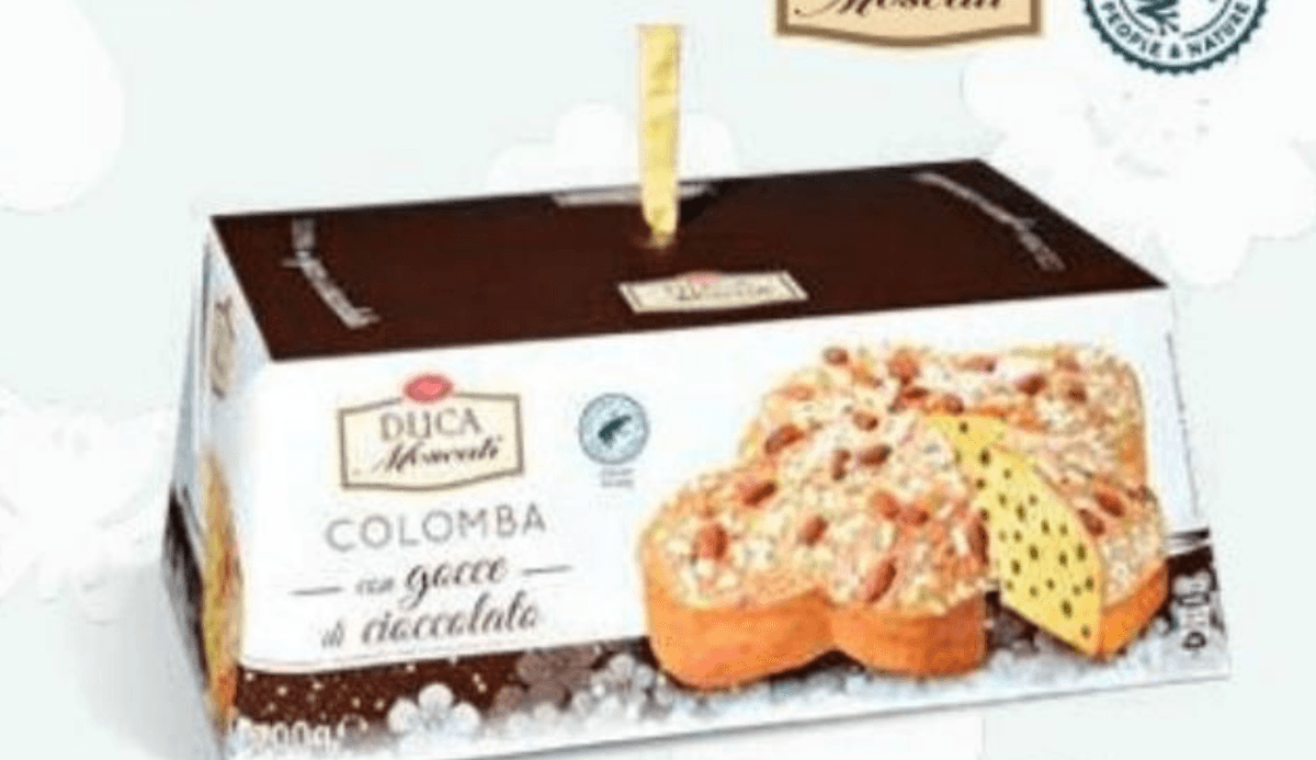 Kolač Colomba s kapljicama čokolade 700 g Duca Moscati - Akcija u trgovini Eurospin