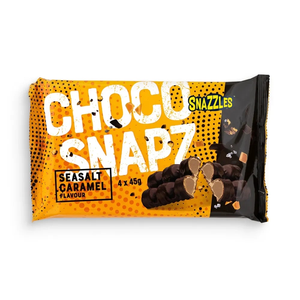 Snazzles Choco Snapz Seasalt Caramel 180 g Akcija u trgovini Žabac