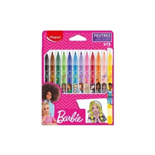 Maped Barbie flomasteri 12 kom Akcija u trgovini Kaufland