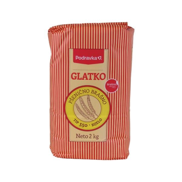Podravka Brašno glatko 2 kg - Akcija u trgovini Tommy