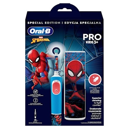 Oral-B električna četkica za zube + etui Spiderman 1 kom. Akcija u trgovini Dm