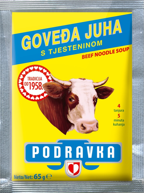 Juha goveđa s tjesteninom Podravka 65 g - Akcija u trgovini NTL