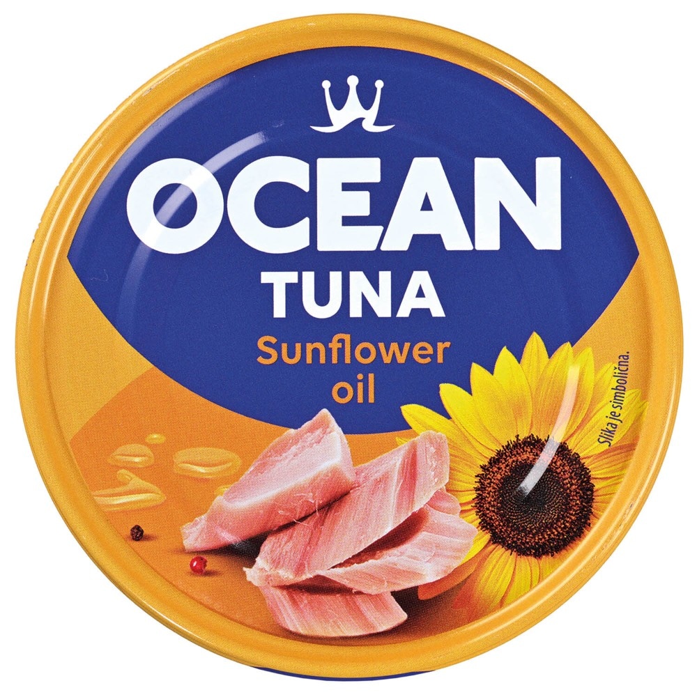 Ocean Tuna komadi u suncokretovom ulju 185 g/130 g Akcija u trgovini Konzum