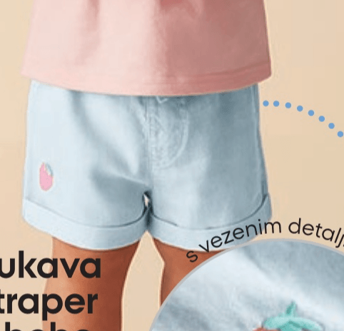Traper kratke hlače za bebe - Akcija u trgovini Pepco