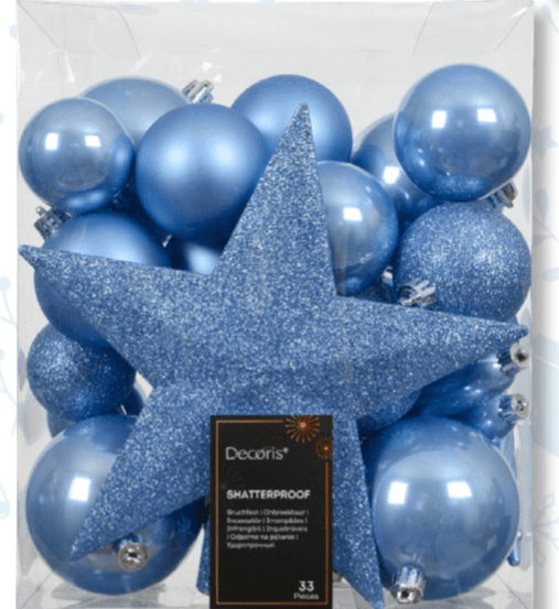 Set ukrasa za božićno drvce Decoris - Akcija u trgovini Bauhaus