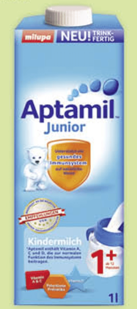 APTAMIL Pronutra junior prijelazno mlijeko 1+ 1 L - Akcija u trgovini Mueller