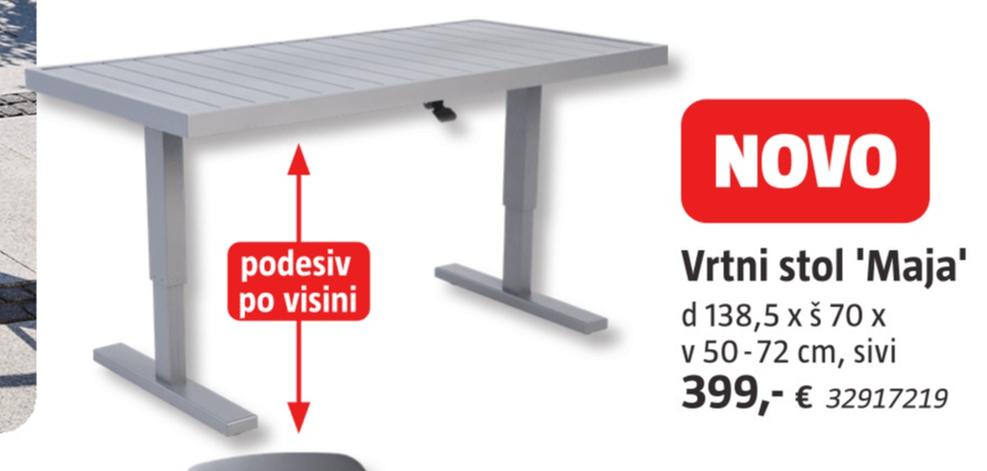 Vrtni stol 'Maja' - Akcija u trgovini Bauhaus