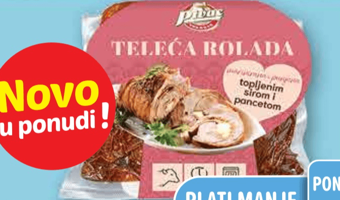 Svježa rolana teletina 1 kg Pivac - Akcija u trgovini Plodine