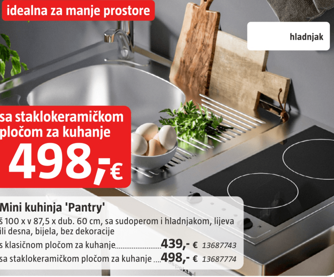 Mini kuhinja 'Pantry' - Akcija u trgovini Bauhaus