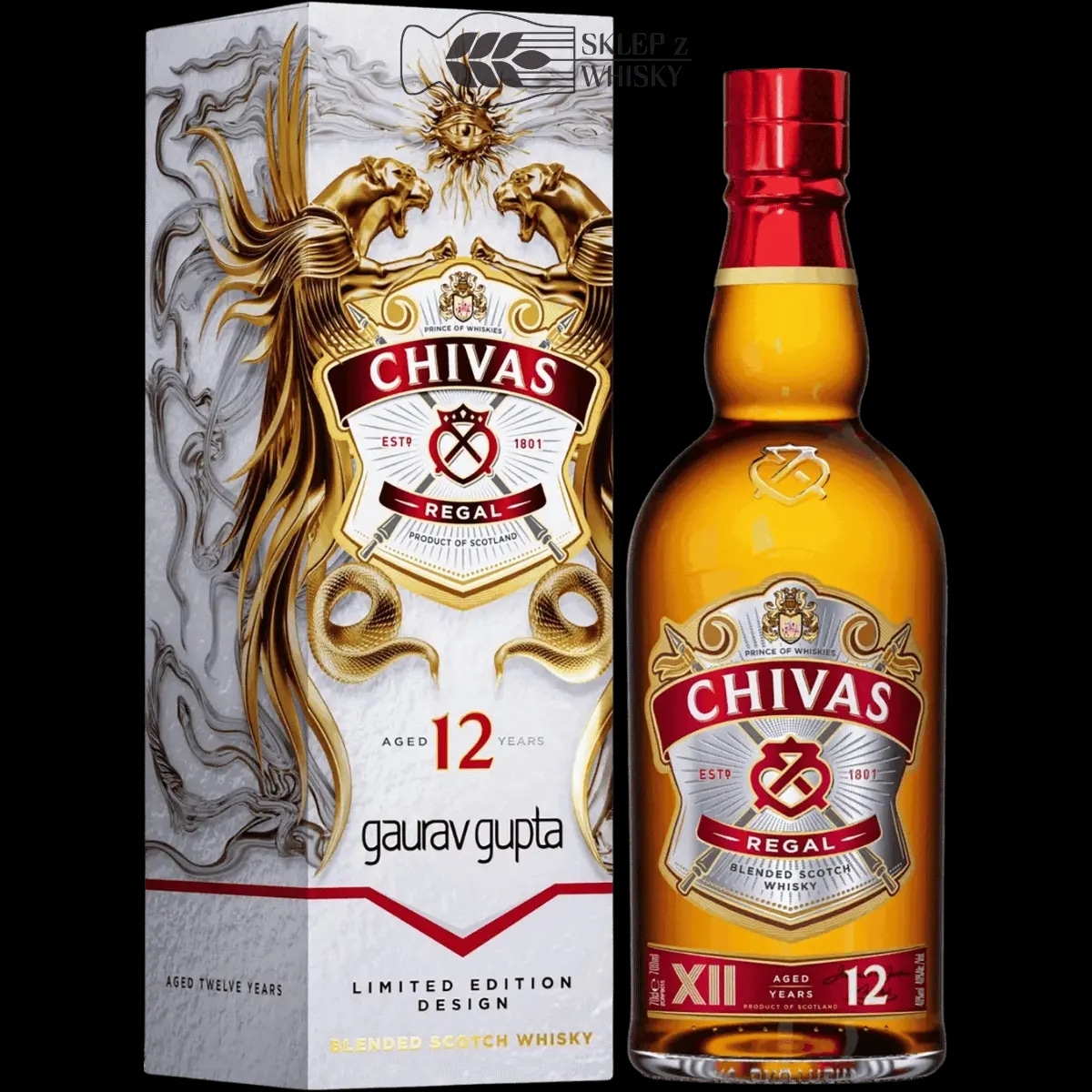 Chivas Regal Whisky 12YO Gaurav Gupta 0,7 L Akcija u trgovini Kaufland