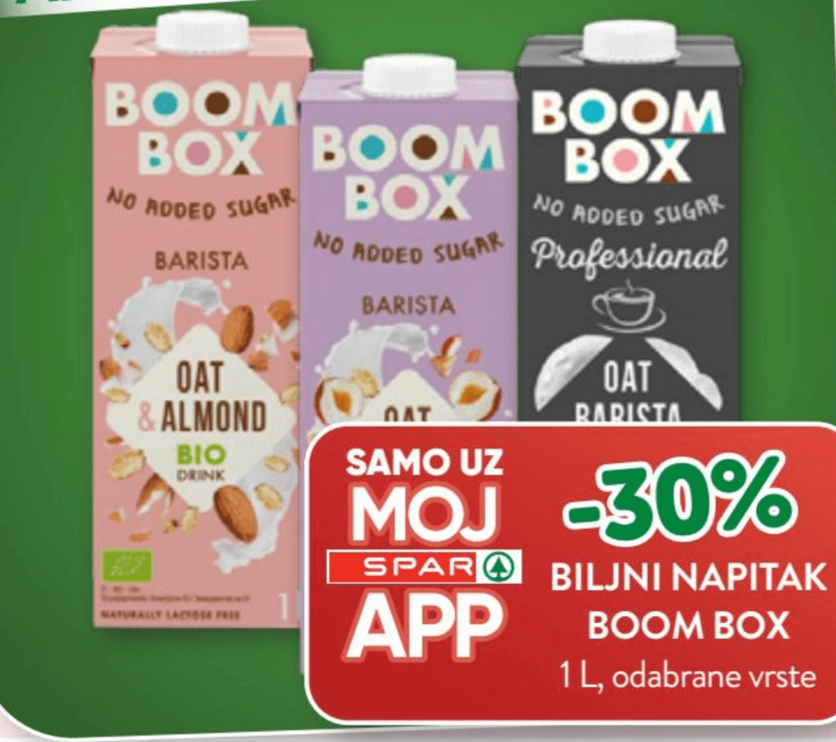 Biljni napitak Boom Box 1 L - Akcija u trgovini Spar