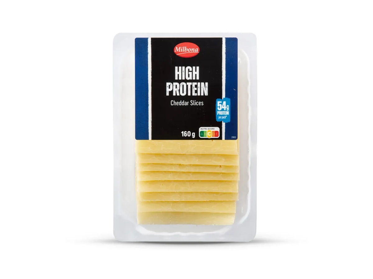 Milbona High protein cheddar 160 g ili 180 g - Akcija u trgovini Lidl