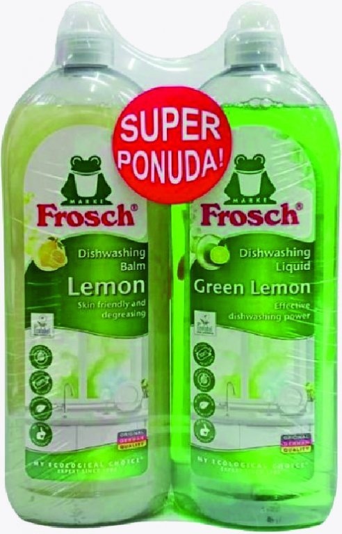 Frosch Deterdžent za pranje posuđa 2x750 ml - Akcija u trgovini Studenac