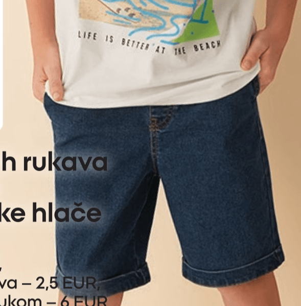 Traper kratke hlače - Akcija u trgovini Pepco