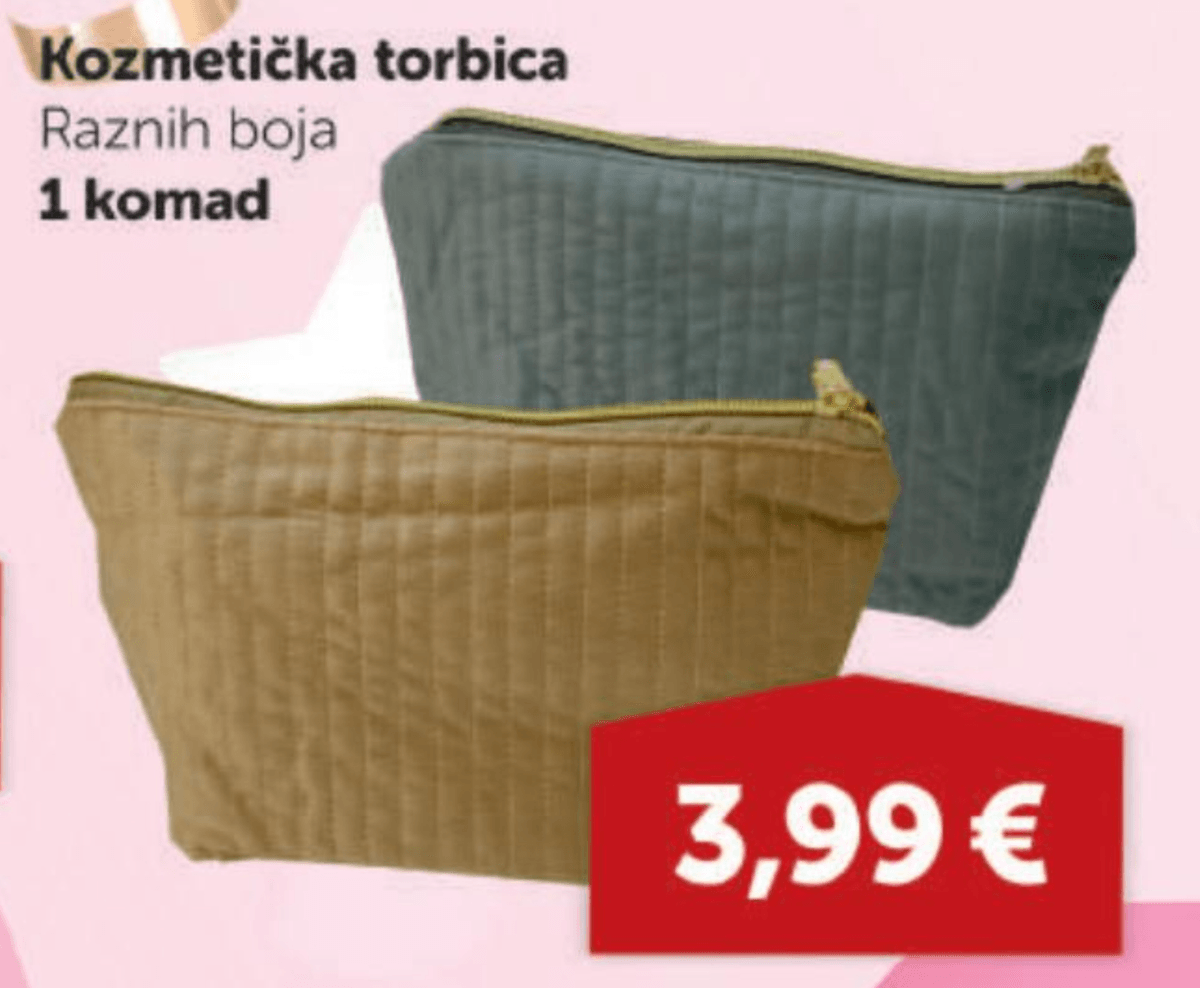 Kozmetička torbica 1 komad - Akcija u trgovini Boso