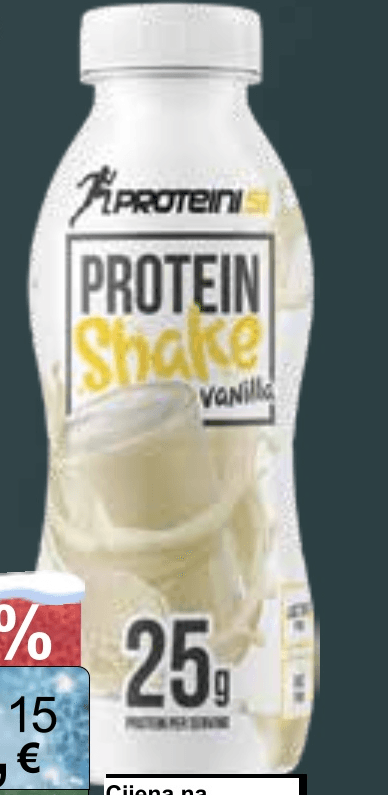 Protein shake 330 ml Proteini.si - Akcija u trgovini KTC