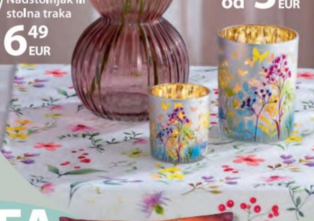 Nadstolnjak ili stolna traka - Akcija u trgovini NKD