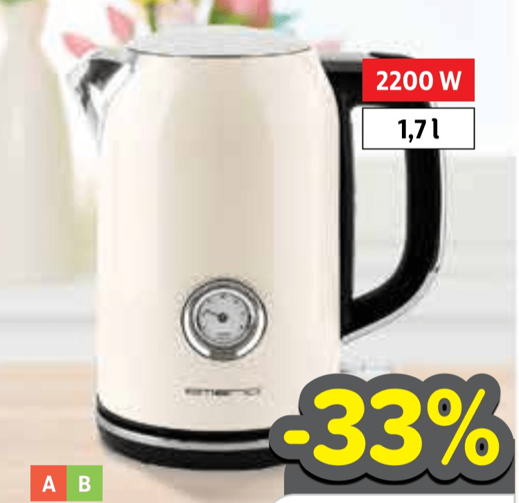 Emerio Kuhalo za vodu 1,7 l - Akcija u trgovini Plodine