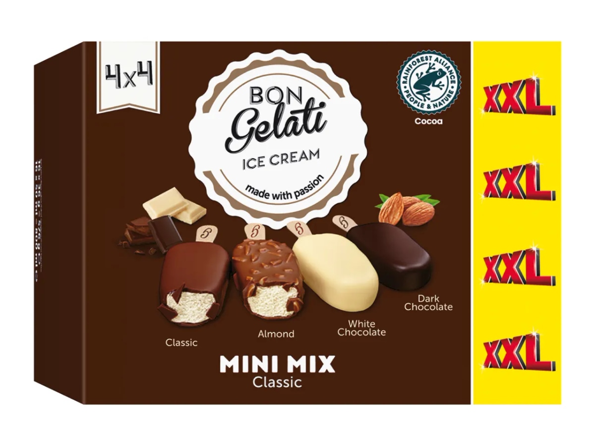 BON GELATI Mini mix sladoled XXL 16 x 50 ml - Akcija u trgovini Lidl