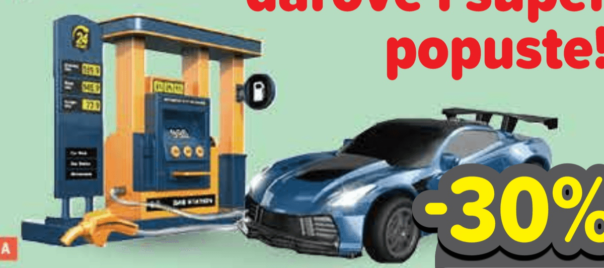 Trkaći auto na daljinsko upravljanje - Akcija u trgovini Plodine