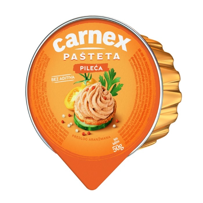 Pašteta Carnex 50 g - Akcija u trgovini Bakmaz
