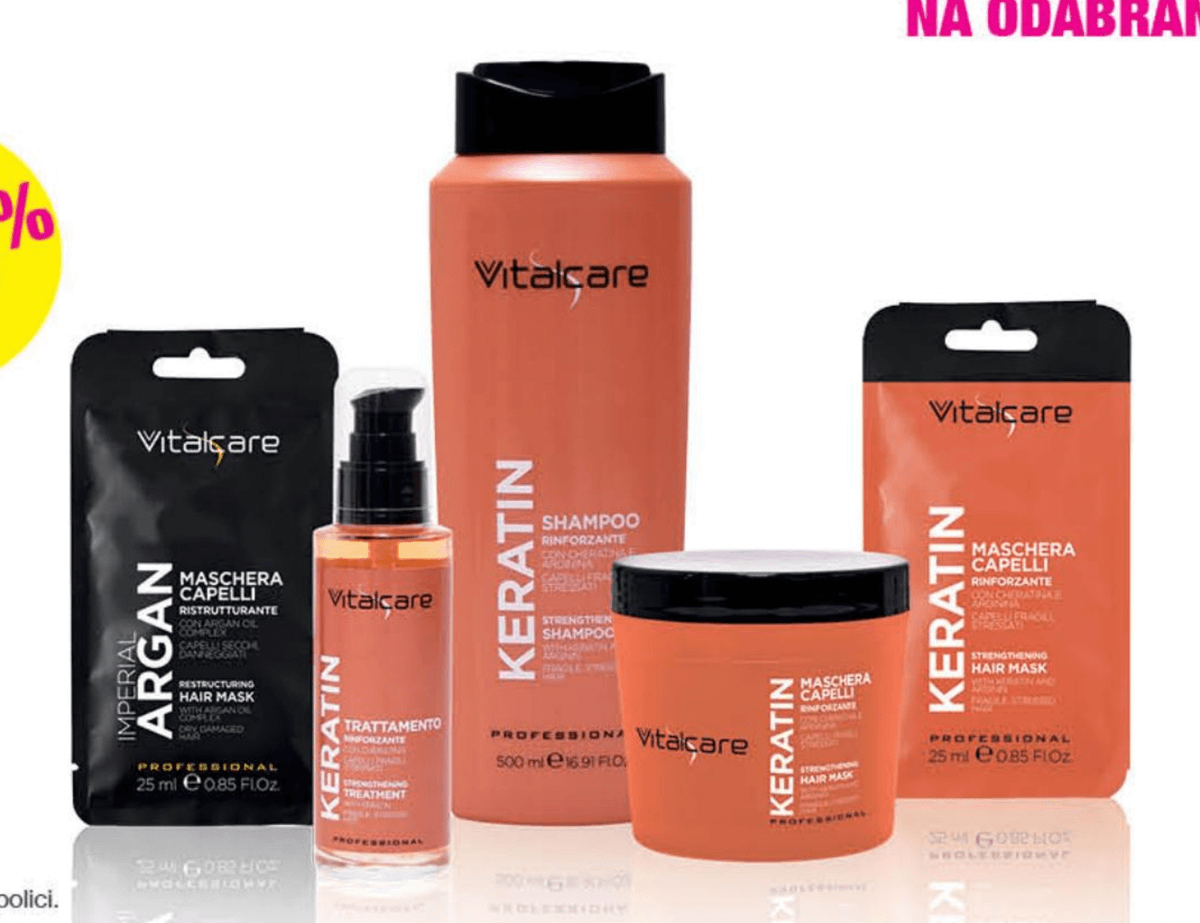 Vitalcare Imperial Argan Restructuring Hair Mask 25 ml - Akcija u trgovini Bipa