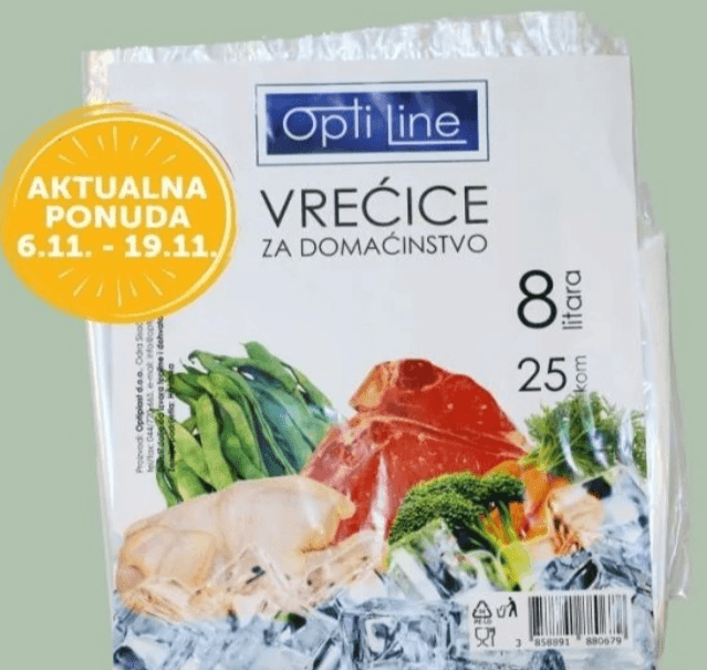 Vrećice za zamrzavanje 2 l, 4 l PELY - Akcija u trgovini Boso