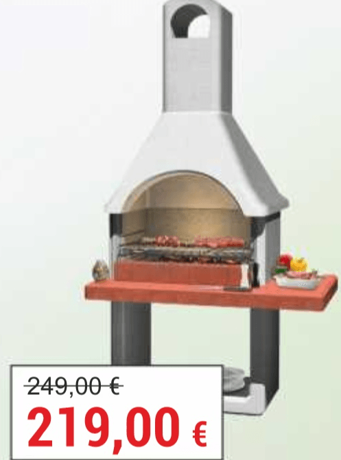 Betonski roštilj Milano - Akcija u trgovini Merkury