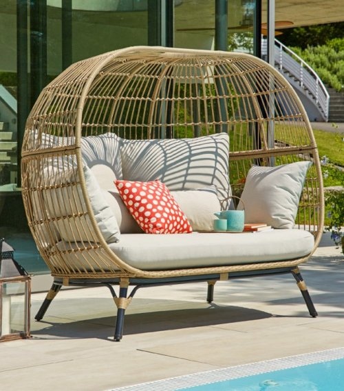 Lounge vrtni dvosjed 'Larissa' - Akcija u trgovini Bauhaus