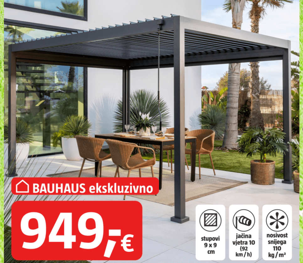 Paviljon 'Milos' BAUHAUS - Akcija u trgovini Bauhaus