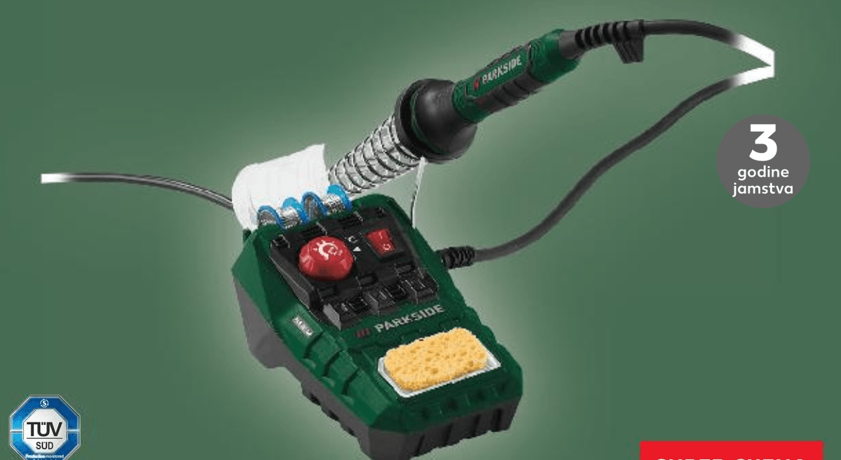 PARKSIDE® Podesiva stanica za lemljenje - Akcija u trgovini Kaufland