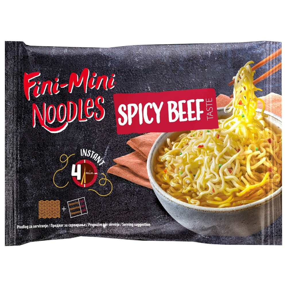 Fini-Mini Noodles Spicy govedina 71 g - Akcija u trgovini NTL