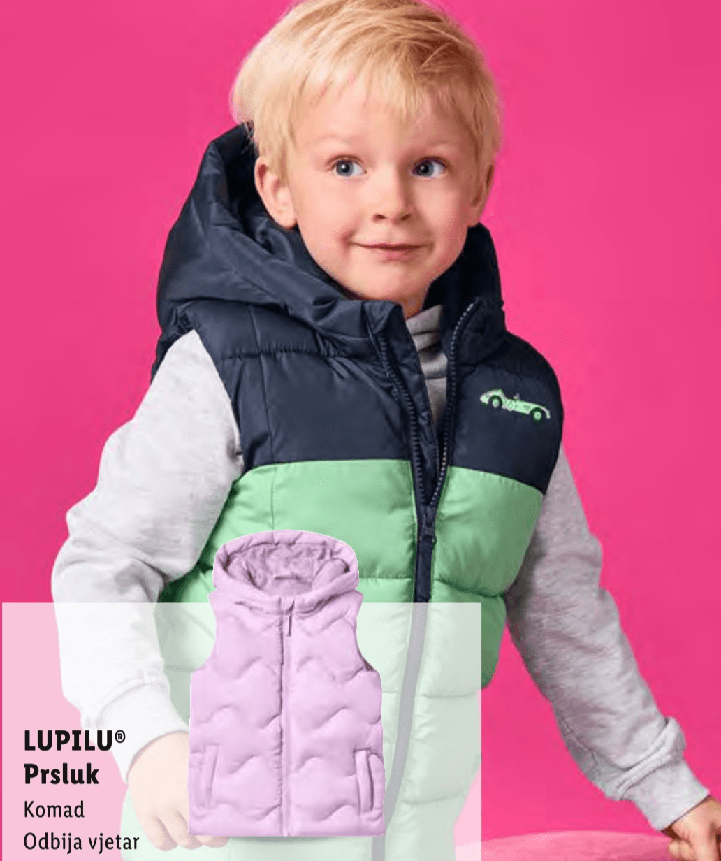 LUPILU Prsluk Komad - Akcija u trgovini Lidl