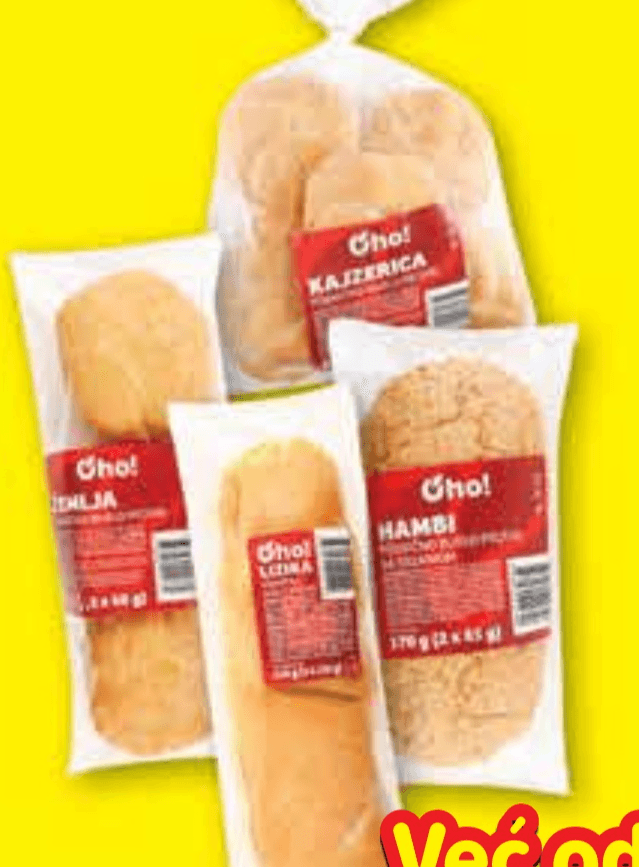 OHO! Peciva 150 - 300 g - Akcija u trgovini Plodine