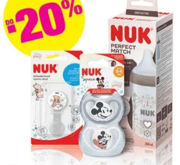 Odabrana NUK oprema za bebe - Akcija u trgovini Bipa