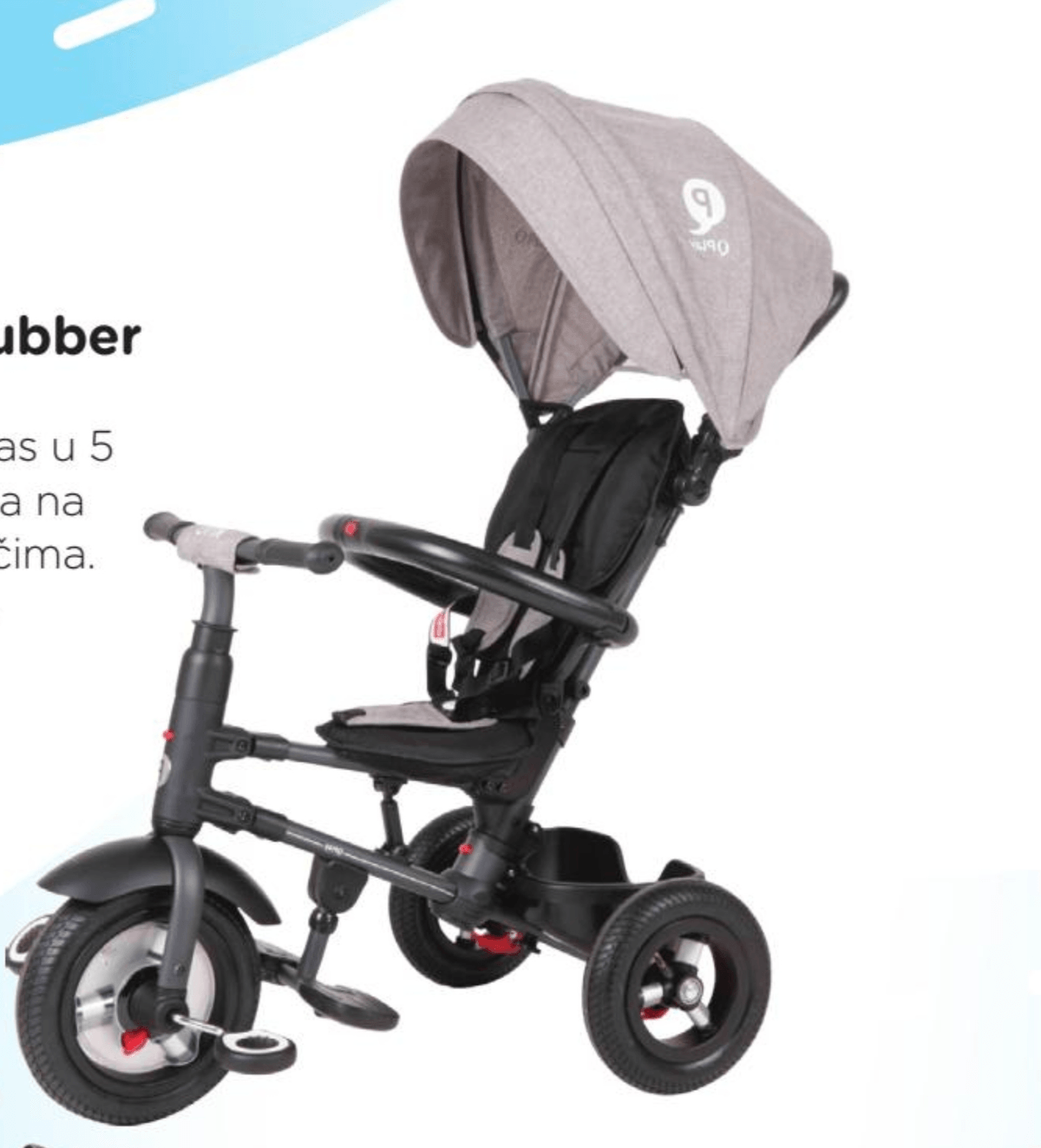 Tricikl Rito rubber - Akcija u trgovini Baby Center
